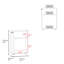Chariot de rangement roulant Concho, conception compacte polyvalente pour faciliter la salle de bain et l'organisation, blanc