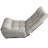 Folding Reclining Chair - Space Saving For Bedroom Gray Metal Living Room, Efficient Ergonomic