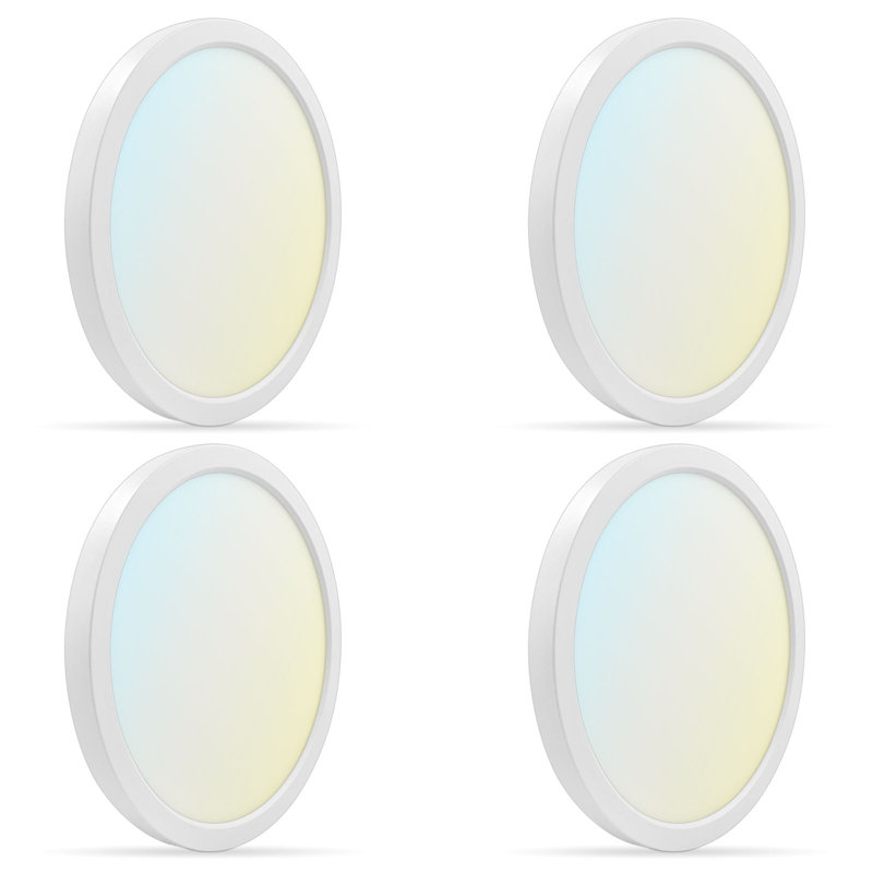 LED Flush Mount, 9" D x 9" W