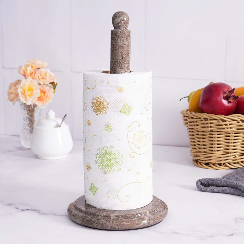 Marble Paper Towel Holder