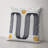 Hardin Geometric Feather Linen Throw Pillow