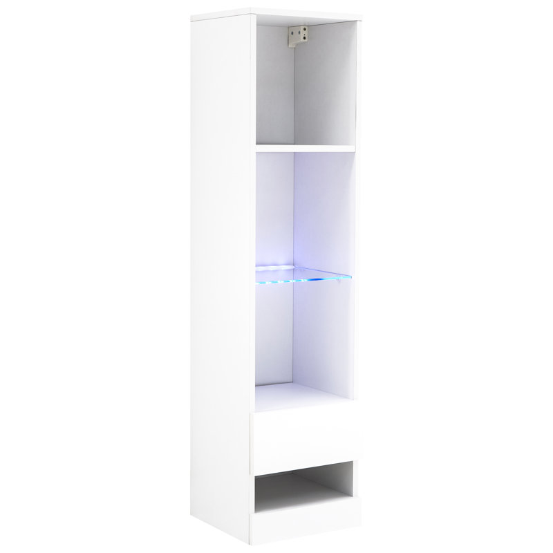 Kedzie Display Cabinet, White