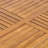 Stylish Outdoor Acacia Wood Square Dining Table With Teak Finish For Patio And Backyard