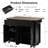 Versatile Farmhouse Kitchen Island With Power Outlet, Storage, And Drop Leaf For Enhanced Functionality And Style-415382782