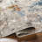 Primm Abstract Machine Woven Polypropylene Area Rug in Taupe/Blue/Orange-85359375