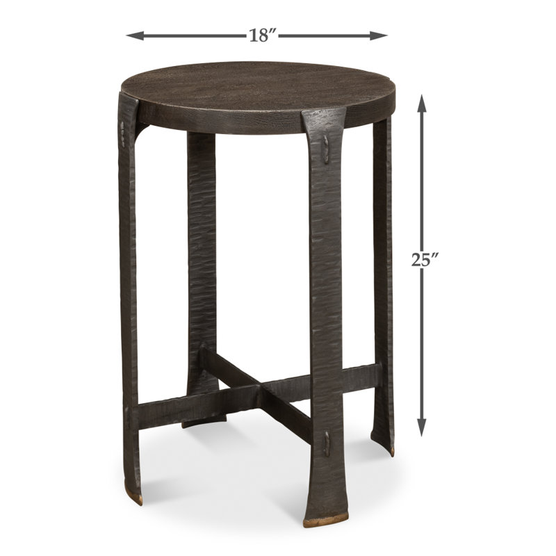 Solid Wood End Table