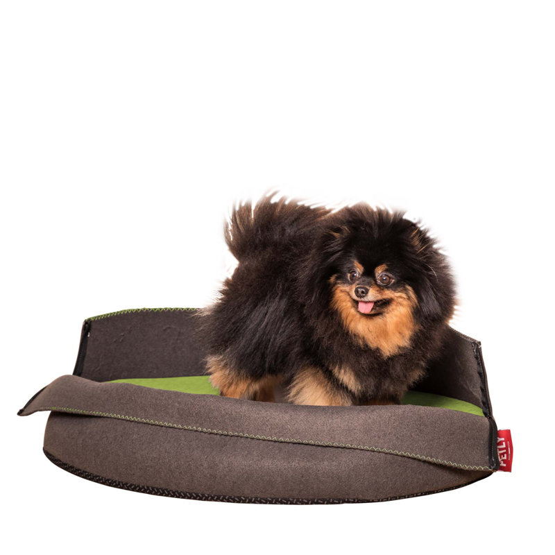 Orthopedic Microfibre Pet Bed, Green