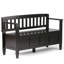 Banc de rangement pour hall d'entrée Brooklyn