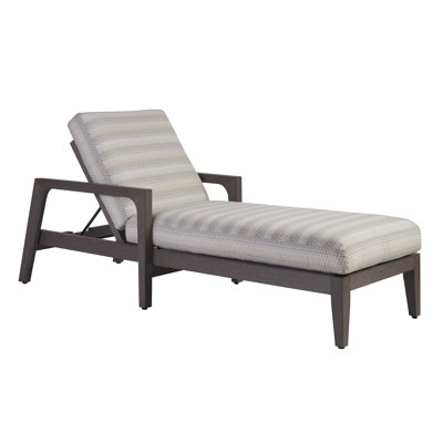 Mozambique 83" Long Reclining Single Chaise with Sunbrella Cushions by Tommy Bahama Outdoor
