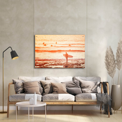 Art mural en verre acrylique Beachcrest Home ™