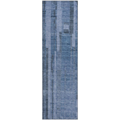 Premium Machine Washable Emerson AMF1063 Striped Rug