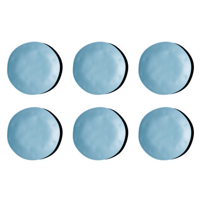 Organic NewWave Melamine Dinner Plate - Blue - 10.5" - Set of 6