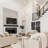 Led Platinum Leaf High Ceiling Chandelier-876040656