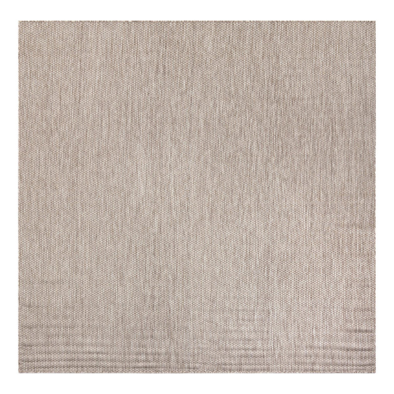 Tapis beige Bembry, Carré 10pi