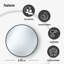 nielsen Jaron Round Wall Mirror, Aluminium-2001899411-2001899414