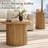 Dulane Rustic Wood Finish Nesting Coffee Table Set-1915423586