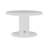 22.6"L Modern Stacked Cobblestone End Table – High Gloss Finish, Composite Wood, Sculptural Design-1468919062