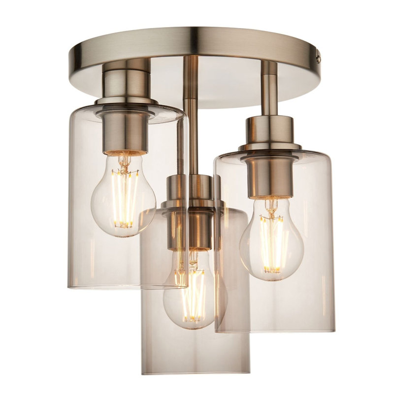 Glass Semi Flush Mount