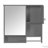 Modern Wall Mounted Bathroom Medicine Cabinet with Adjustable Shelves, High-Definition Mirror, and Towel Bar for Space-Saving Storage-1065113402