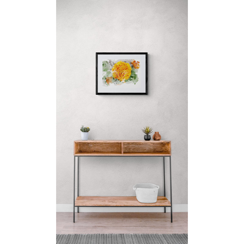 Floral 3652 Print by Chamira Young, Black Framed Paper, 17.25" H x 21.25" W