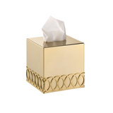 New York Gold Tissue Box Cover