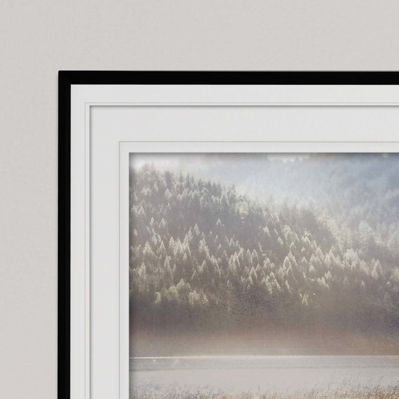 Whispers - Reproduction de cadre photo, Noir, H 30 po x l 40 po x P 1,5 po