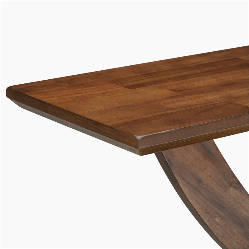 Mirod 57'' Modern Rustic Console Table With Cross-Leg Design,Sturdy Construction And Ample Surface Space,Perfect For Living Room Or Bedroom