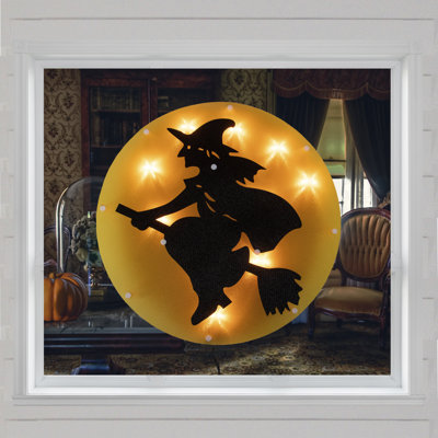 Silhouette de fenêtre d'Halloween 13,75 po