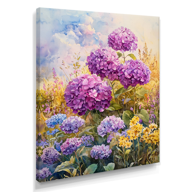 Janet - Floral Canvas Prints, H 40 po x l 30 po, Toile tendue, Ne s’applique pas