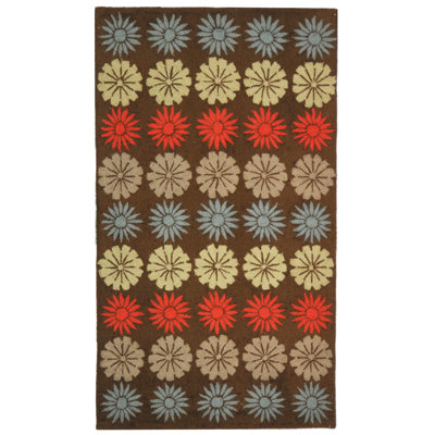 Solar Garden Martha Stewart Wool Pile Geometric Rug