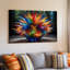Impression sur toile Vibrant Abstract Modern Sculpture Modern-129648576