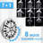 5 Inch Rain Shower & 7-Spray Handheld With 26" Slide, Easy Installation, Angle-Adjustable, Nozzles, Stable 1.8Gpm Flow, Manual Control Bathroom : Showerhead And Adjustable, Dual Flow 1.8Gpm, No Wall-126726079