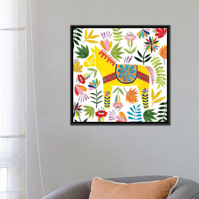 « fête otomi iii », reproduction d’impression sur toile