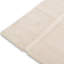 Tapis à motif sherpa crème et blanc-1044326624