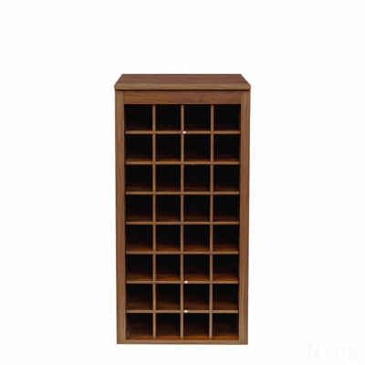 Modular 32 Bottle Wine Bar Buffet Cabinet