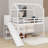 Twin Size Wood House Loft Bed With Slide,Shelves And Light-1447024029