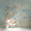 Blue Painterly Sky and Clouds Wallpaper