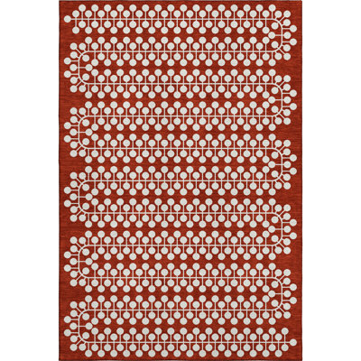 Premium Machine Washable Mayfield AMF2247 Geometric Rug