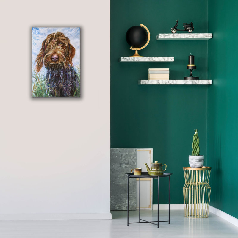«Must Love Dogs Wirehaired Pointing Griffon 2» par Lindsay Kivi, art mural sur toile
