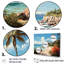 Impression sur toile Turquoise Seaside Trek III-1568290493-1568290482
