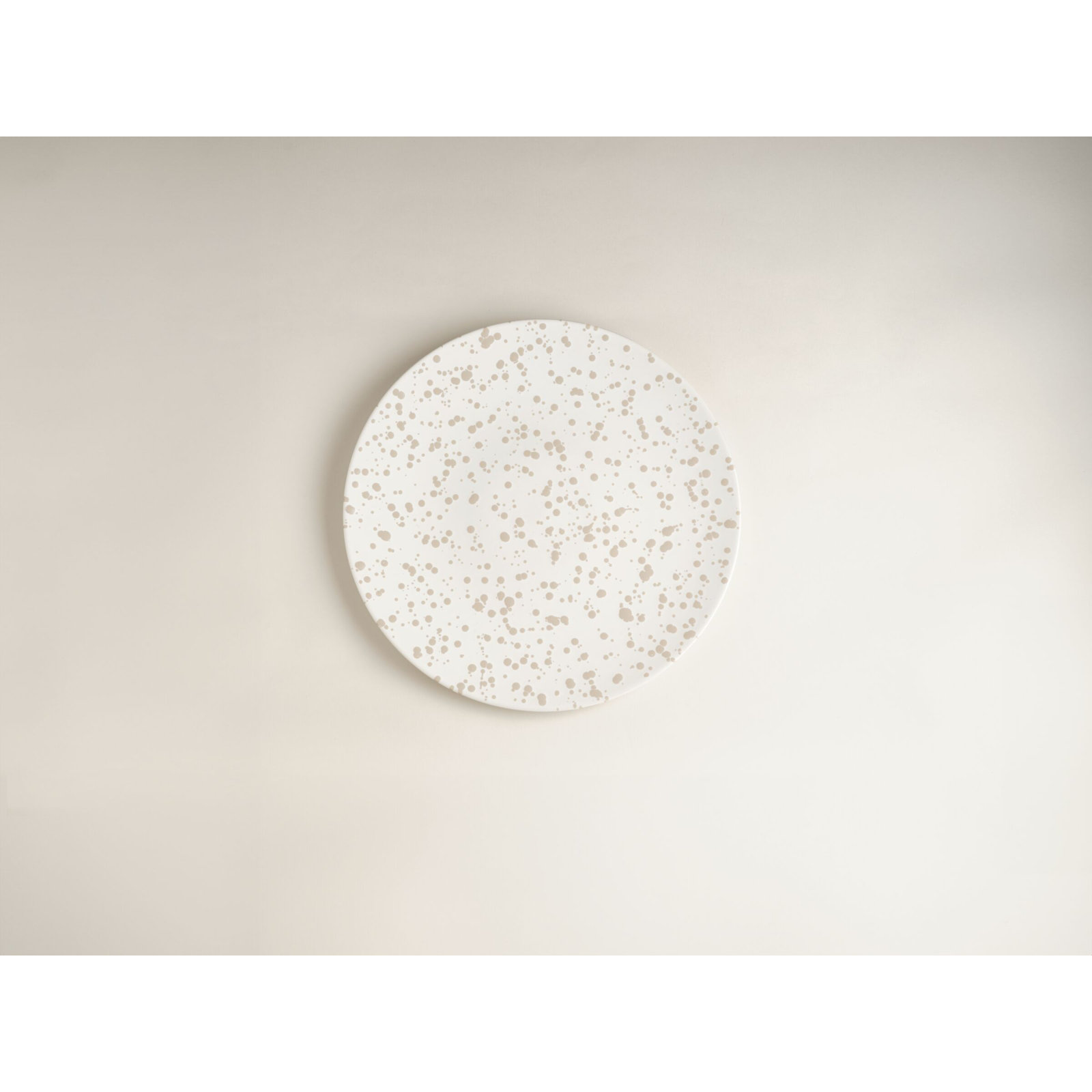Year & Day Splatter Serving Platter, Beige