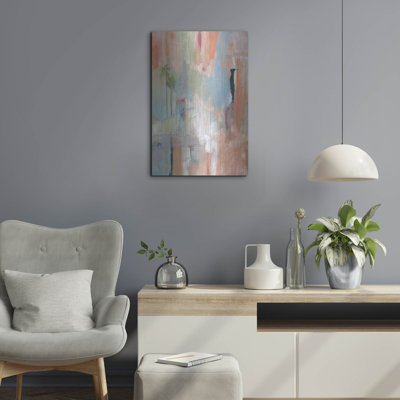 Art mural en métal Winston Porter «Desert Living 2» par Jan Weiss