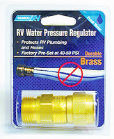 RV Brass Water Pressure Regulator