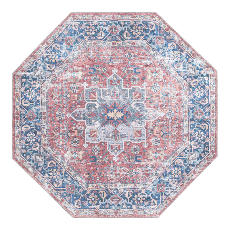 Nolie Oriental Indoor Rug, Octagon 5' x 5'