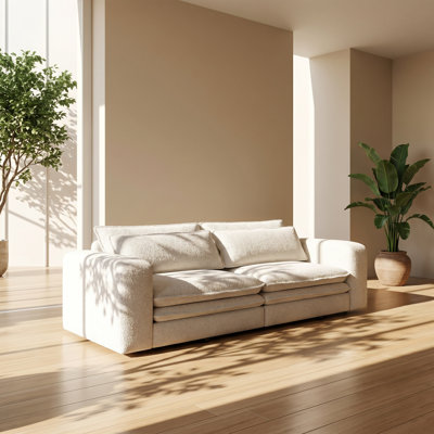 Canapé-lit convertible 3 places en tissu 93 po x l 34 po x H 27,6 po Bobby Furniture