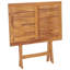 Amselmo Rectangular Teak Folding Outdoor Dining Table , 90cm cm W 60cm cm D