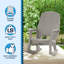 Chaise berçante d'extérieur Rockaway de Semco-129351459