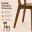 Ensemble de quatre chaises d'appoint modernes et minimalistes pour protéger le plancher et le plancher-129230456-129230454