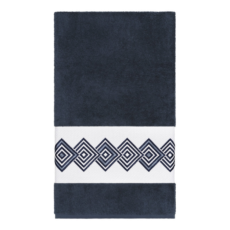 Serviette de bain Noah, Bleu minuit