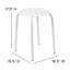 Tabourets en plastique - école / bureau / maison, hauteur 17,5 po-1891226774
